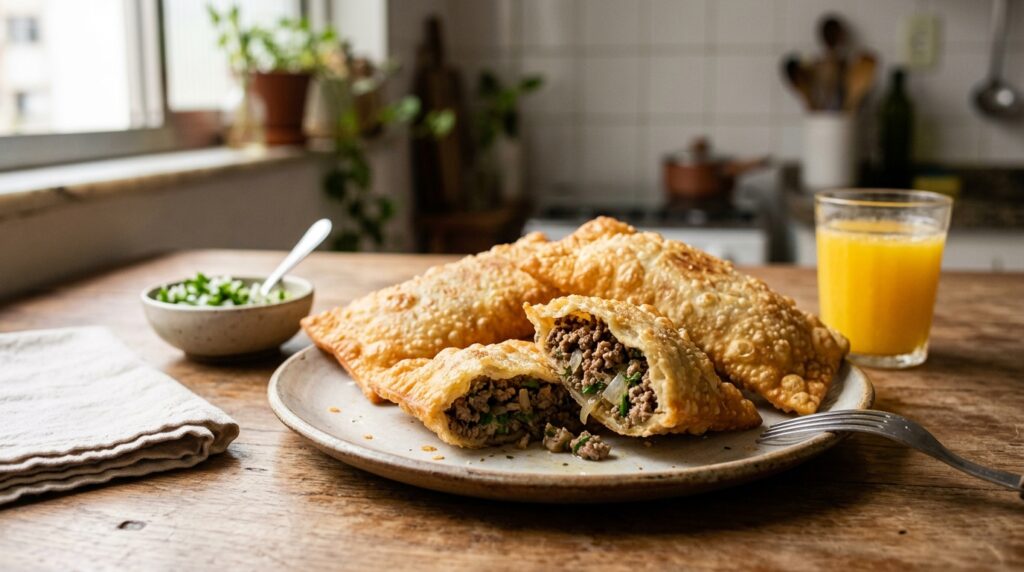 Pastel de Carne Moída Crocante Fácil
