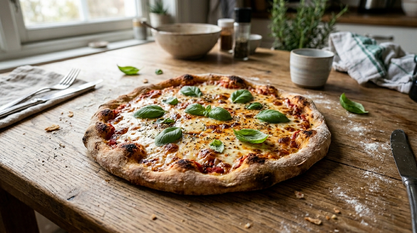 Massa de Pizza Caseira Fácil