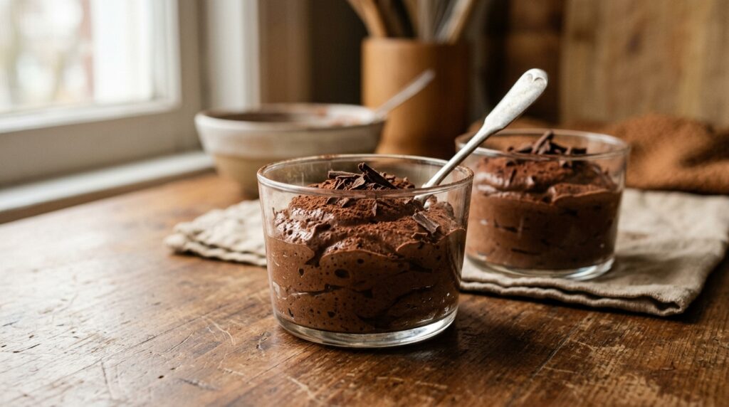 Mousse de Chocolate Cremoso e Aerado