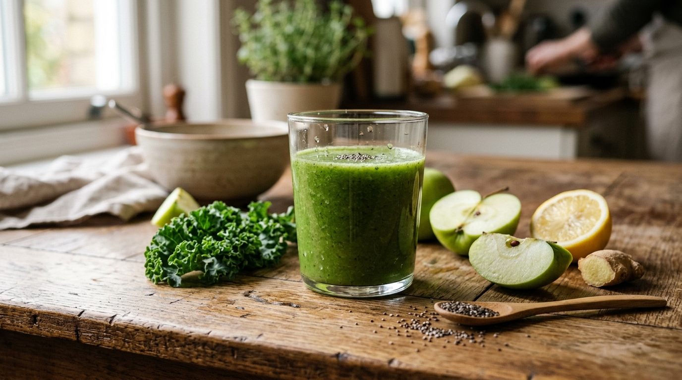 Suco Verde Detox Simples e Saudável